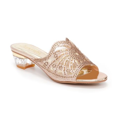 dép nữ cao gót mica 3cm Hanatabi quai lưới đính đá đế TA cao cấp bigsize (35-41) mã HNDE3F786