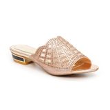 dép nữ cao gót viền đồng 3cm Hanatabi quai lưới đính đá đế TA cao cấp bigsize (35-41) mã HNDE3F951