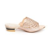 dép nữ cao gót viền đồng 3cm Hanatabi quai lưới đính đá đế TA cao cấp bigsize (35-41) mã HNDE3F951