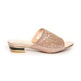 dép nữ cao gót viền đồng cao 3cm Hanatabi quai lưới đính đá đế TA cao cấp bigsize (35-41) mã HNDE3F961