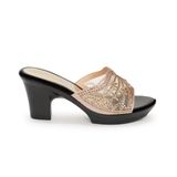 dép nữ đế PU đen siêu nhẹ cao 7cm Hanatabi quai lưới đính đá bigsize (36-40) mã HNDE7F884