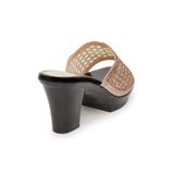 dép nữ đế PU đen siêu nhẹ cao 7cm Hanatabi quai lưới đính đá bigsize (36-40) mã HNDE7F890