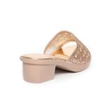 dép nữ đế PU kem siêu nhẹ cao 5cm Hanatabi quai lưới đính đá bigsize (35-42) mã HNDE5F1036