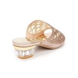 dép nữ cao gót mica 3cm Hanatabi quai lưới đính đá đế TA cao cấp bigsize (35-41) mã HNDE3F915