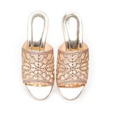 dép nữ cao gót mica 3cm Hanatabi quai lưới đính đá đế TA cao cấp bigsize (35-41) mã HNDE3F959