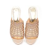 dép nữ cao gót mica 3cm Hanatabi quai lưới đính đá đế TA cao cấp bigsize (35-41) mã HNDE3F916