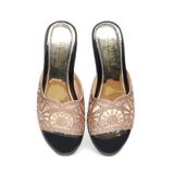 dép nữ đế PU đen siêu nhẹ cao 7cm Hanatabi quai lưới đính đá bigsize (36-40) mã HNDE7F1038