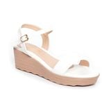 giày sandal nữ đế PU siêu nhẹ cao 5cm Hanatabi quai ngang hậu c (35-40) mã HNSD5F970