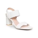 giày sandal nữ gót cao 7cm Hanatabi quai ngang mũi vuông hậu thun đế TA bigsize (35-41) mã HNSD7F1153