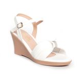 Sandal nữ Hanatabi quai nơ đính đá đế xuồng siêu nhẹ cao 7cm mã HNSDX7F1018 (Size 35 -> 39)