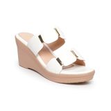 Dép nữ đế xuồng PU siêu nhẹ cao 7cm Hanatabi quai nhị (35-39) mã HNDE7F993