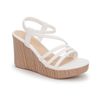 giày Sandal Nữ Đế Xuồng Pu Siêu Nhẹ Cao 9cm Hanatabi Quai Ngang Hậu Thun (35-39) Mã HNSDX9F838