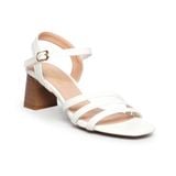 Giày sandal nữ cao gót 5cm Hanatabi quai chéo mũi vuông hậu c đế TA bigsize (35-41) mã HNSDG5F1116