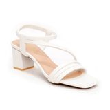 giày sandal nữ cao gót 5cm Hanatabi quai ngang mũi vuông hậu thun đế TA bigsize (35-41) mã HNSDT5F777