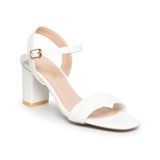 Giày sandal nữ cao gót 7cm Hanatabi quai ngang mũi vuông hậu c đế TA bigsize (35-41) mã HNSDG7F1125