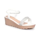 Giày Sandal Nữ Đế PU Siêu Nhẹ Cao 5cm Hanatabi Quai Ngang Hậu Thun (35-40) Mã HNSD5F1172