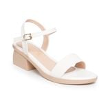 Giày sandal nữ đế PU siêu nhẹ cao 5cm Hanatabi quai ngang hậu c bigsize (35-42) mã HNSDG5F1141