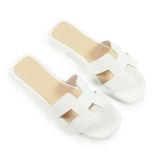 Dép nữ chữ H đế cao 1cm mã HNDE1F615 (Size 36 -> 39)
