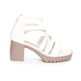 giày sandal đế PU siêu nhẹ cao 7cm Hanatabi quai đan khóa kéo (35-39) mã HNSDG7F1078