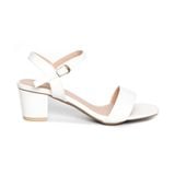 giày sandal nữ cao gót 5cm Hanatabi quai ngang mũi vuông hậu C đế TA bigsize (35-41) mã HNSDG5F871