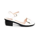 giày sandal nữ đế PU đen siêu nhẹ cao 5cm Hanatabi quai ngang hậu c bigsize (35-42) mã HNSDG5F1004