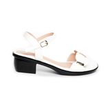 Sandal nữ Hanatabi quai ngang có khóa đế Pu siêu nhẹ cao 5cm hậu C mã HNSDG5F1004 (Size 35 -> 39)