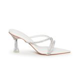 Dép nữ cao gót 7cm Hanatabi quai chéo đính đá (35-39) mã HNSDG7F1157