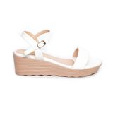 giày sandal nữ đế PU siêu nhẹ cao 5cm Hanatabi quai ngang hậu c (35-40) mã HNSD5F970
