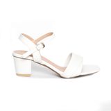 Giày sandal nữ cao gót 5cm Hanatabi quai 1 xếp mũi vuông hậu C đế TA bigsize (35-41) mã HNSDG5F862