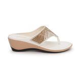 Dép kẹp nữ Hanatabi quai xoàn đế xuồng cao 5cm mã HNDEK5F826 (Size 36 -> 40)