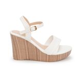 giày sandal nữ đế xuồng PU siêu nhẹ cao 9cm Hanatabi quai 2 xếp hậu c (35-39) mã HNSDX9F845