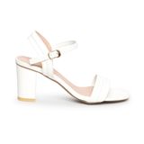 Giày sandal nữ cao gót 7cm Hanatabi quai ngang mũi vuông hậu c đế TA bigsize (35-41) mã HNSDG7F1125