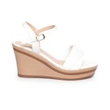 Giày sandal nữ đế xuồng PU siêu nhẹ cao 8cm Hanatabi quai 1 xếp hậu c (35-39) mã HNSDX8F1118