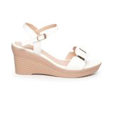 giày sandal nữ đế xuồng Pu siêu nhẹ cao 7cm Hanatabi quai ngang hậu c (35-39) mã HNSDX7F990