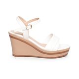 Giày sandal nữ đế xuồng PU siêu nhẹ cao 8cm Hanatabi quai 2 xếp hậu c (35-39) mã HNSDX8F1119