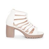 giày sandal nữ đế PU siêu nhẹ cao 7cm Hanatabi quai xương cá khóa kéo (35-39) mã HNSDG7F1149