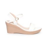 Giày sandal nữ đế xuồng PU siêu nhẹ 7cm Hanatabi quai ngang hậu c (35-39) mã HNSDX7F1138