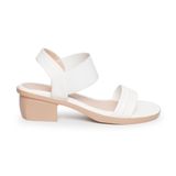 Giày sandal nữ đế PU siêu nhẹ cao 5cm Hanatabi quai ngang hậu thun bigsize (35-42) mã HNSDG5F1146