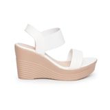 Giày sandal nữ đế xuồng PU siêu nhẹ cao 9cm Hanatabi quai ngang hậu thun (35-39) mã HNSDX9F1156