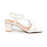 giày sandal nữ cao gót 5cm Hanatabi quai ngang mũi vuông hậu thun đế TA bigsize (35-41) mã HNSDT5F777