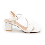 giày sandal nữ cao gót 5cm Hanatabi quai ngang mũi vuông hậu c đế TA bigsize (35-41) mã HNSDG5F896