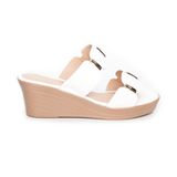 Dép nữ đế xuồng PU siêu nhẹ cao 5cm Hanatabi quai nhị (35-39) mã HNDE6F991