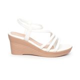 giày sandal nữ đế xuồng PU siêu nhẹ cao 7cm Hanatabi quai ngang hậu thun (35-39) mã HNSDX7F1050