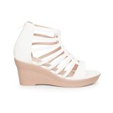giày sandal nữ đế xuồng PU siêu nhẹ cao 7cm Hanatabi quai xương cá khóa kéo (35-39) mã HNSDG7F1152