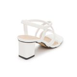 giày sandal nữ cao gót 5cm Hanatabi quai chéo mũi vuông hậu c đế TA bigsize (35-41) mã HNSDT5F856