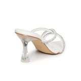 Dép nữ cao gót 7cm Hanatabi quai chéo đính đá (35-39) mã HNSDG7F1157