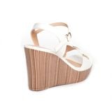 giày sandal nữ đế xuồng PU siêu nhẹ cao 9cm Hanatabi quai ngang hậu c (35-39) mã HNSDX9F1013