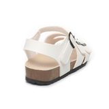 Sandal nữ Hanatabi 2 quai ngang có khóa đế trấu cao 3cm mã HNSD3F986 (Size 35 -> 39)