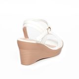 Giày sandal nữ đế xuồng PU siêu nhẹ 7cm Hanatabi quai ngang hậu c (35-39) mã HNSDX7F1138