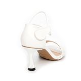 giày sandal nữ cao gót 7cm Hanatabi quai ngang hậu xé đế TA bigsize (35-41) mã HNSDX7F953
